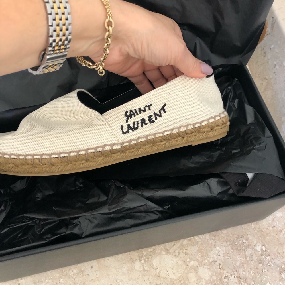 Size 7 Saint Laurent espadrille.